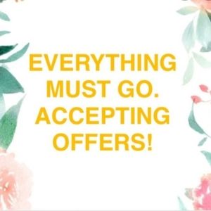 Everything must go accepting offers